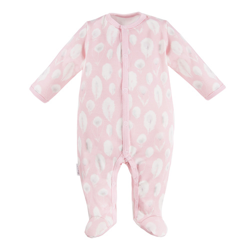 Bamboo Pajac ze stópkami Ewa Klucze - niebieski