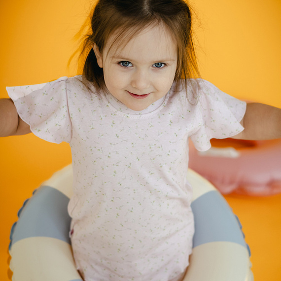 Meadow Bluzka z krótkim rękawem Eevi- różowa