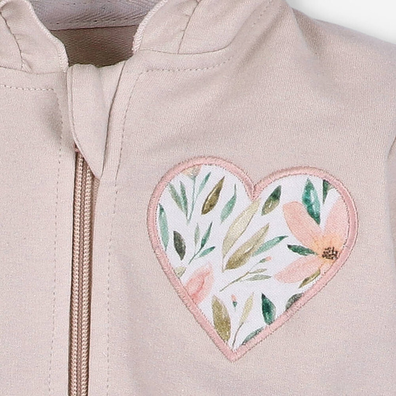 Pink Flowers Bluza dresowa z bawełny organicznej Nini różowy 