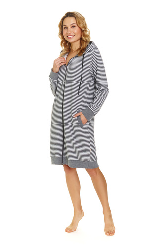 5246 Szlafrok damski Doctor Nap - dark grey