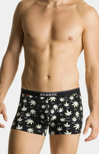 3MH-183 A'3 Bokserki męskie Atlantic - khaki-czarny