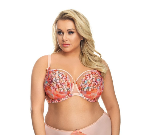 K 558 Rainbow biustonosz miękki Gorsenia - brzoskwiniowy