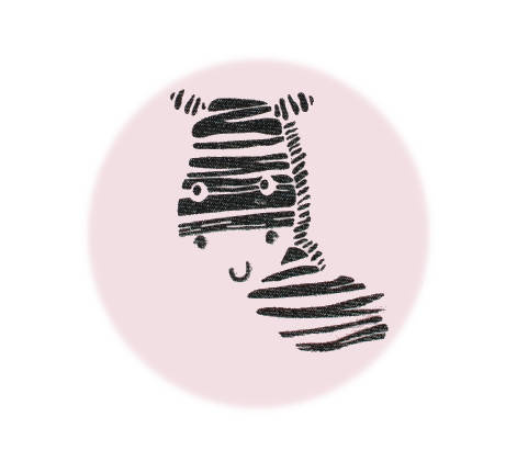 Pajac bawełniany "Zebra" Terjan - różowy