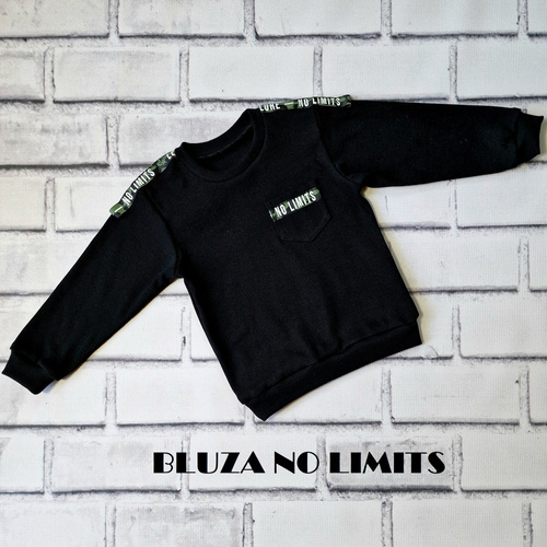 No Limits bluza chłopięca Bambarillo- czarna (w)