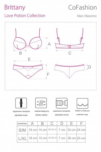 Brittany CF 90389 Biustonosz + figi CoFashion Marc Massimo