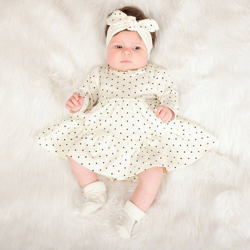 208159 Lizy Sukienko-body z długim rękawem Nicol