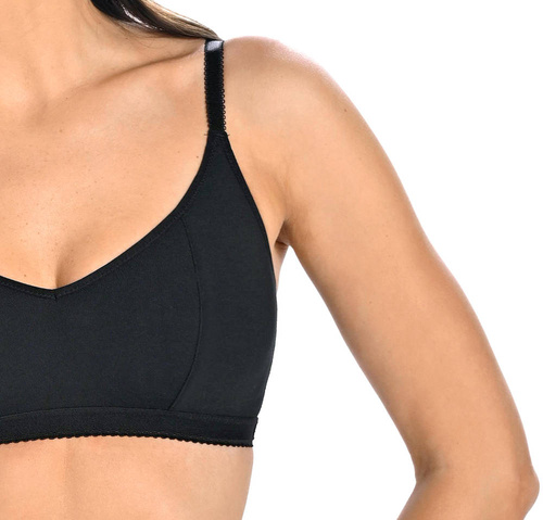 2717 Bianca braletka biustonosz miękki bez fiszbin Teyli - czarny