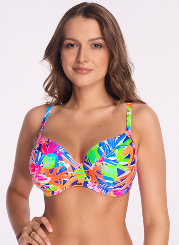 Biustonosz kąpielowy Full Cup SK 242 Tropical Splash Ava – Tropikalny design, pełne wsparcie, idealny na plażę