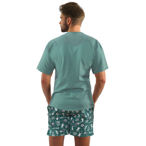 2242/11 Piżama Męska Sesto Senso - zielony