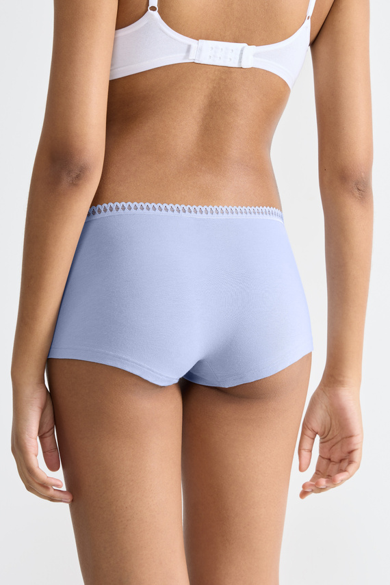 GO Crush Short  C3P  Szorty Damskie 3-pak Sloggi - V003 niebieski 