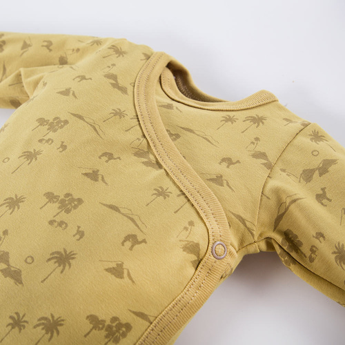 Sahara Body niemowlęce rozpinane Eevi - żółty