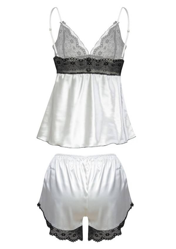 Ola Komplet Damski Piżama DKaren - ecru