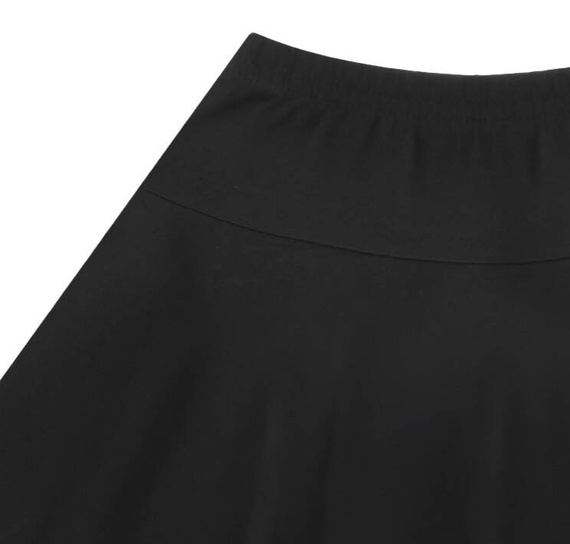 169496 Spódniczka bawełniana Nicol - czarny