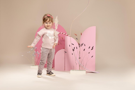 Happiness Bluzka wciągana dla dziewczynki Pinokio - róż