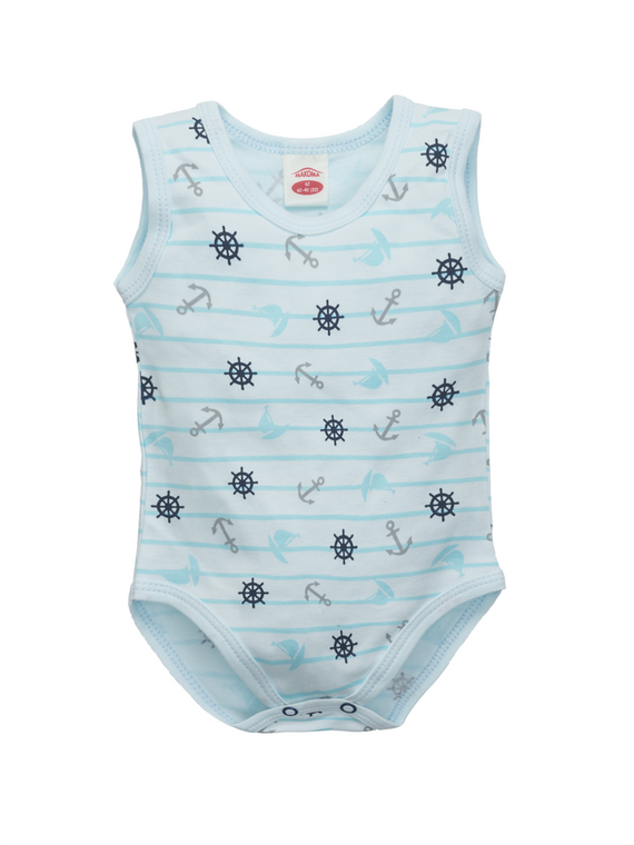 Body na ramiączkach "SAILOR" Makoma niebieski