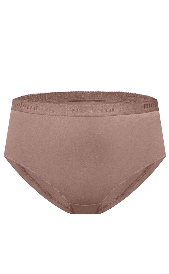 Figi Mefemi Mila DW50 wiskoza pełny krój komfort logo premium mokka