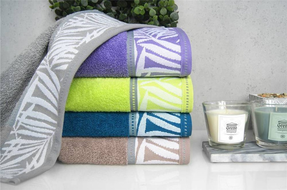 Palms Ręcznik Greno - popiel