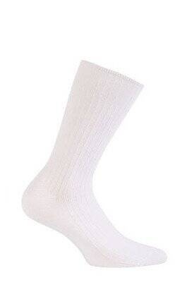 W94.F06 Skarpety męskie bezuciskowe Wola - white 05A