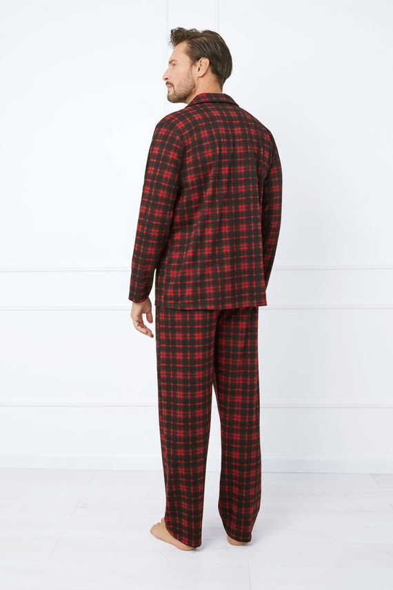 Nicolas Piżama Męska długi rękaw, długie spodnie Italian Fashion - druk 