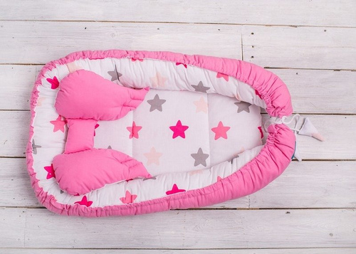 Kokon niemowlęcy bawełniany Belisima turkus