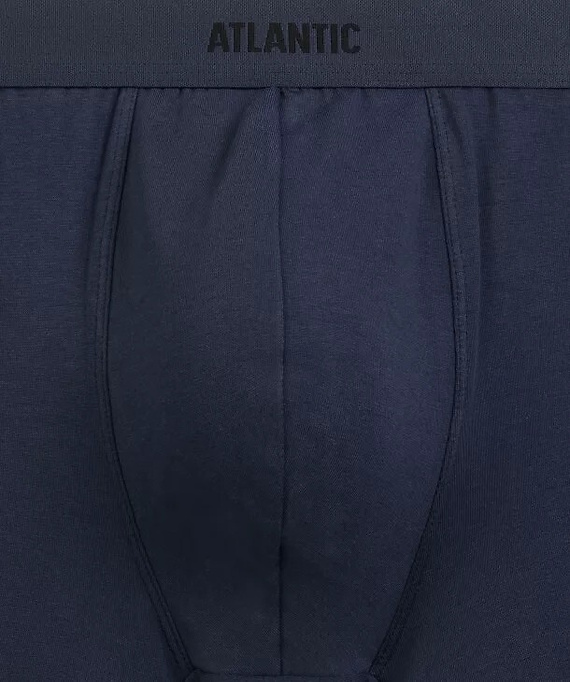 Bokserki męskie Atlantic 3MH-0111 A3 3-pak czarny-denim– 95% bawełna, dopasowane