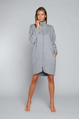 Grafi Szlafrok Damski na zamek Italian Fashion- melanż