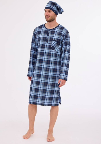 110/28 Koszula męska Cornette granatowy