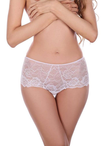 Beatrice Figi Damskie Funny Day biały