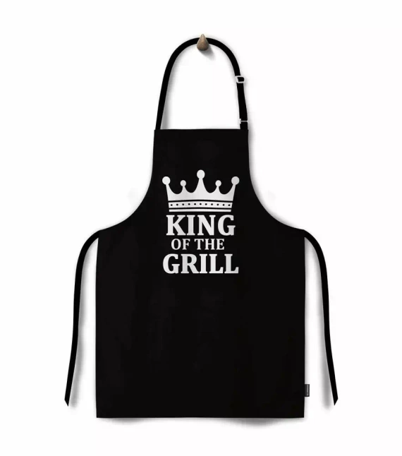 King of the grill fartuch kuchenny Domarex czarny