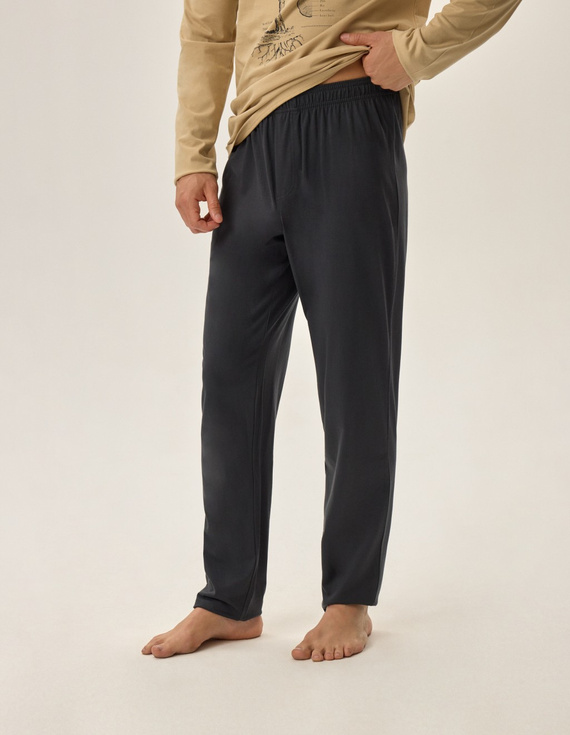 41905 Jerry Piżama Męska Core Henderson - beige