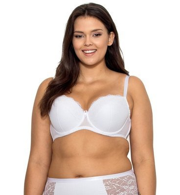 Pia Biustonosz Usztywniany Full Cup Big Nipplex - biały