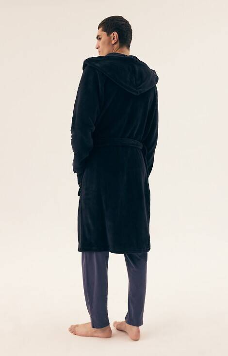 42769 Orbit Szlafrok Męski Henderson- navy