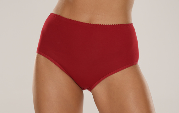 018 Sara Figi wysokie De lafense - bordowy