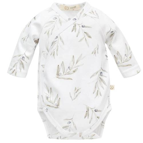 Olives Body rozpinane z bawełny organicznej Yosoy