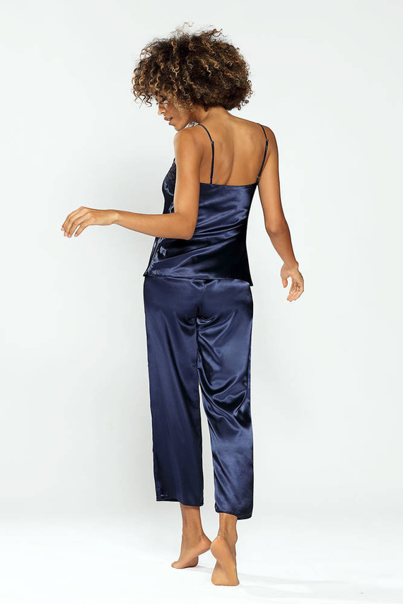 Caroline Komplet piżama damska DKaren - granatowa 