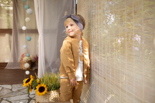 Tres Bien Bluza dla dziewczynki Pinokio - żółty