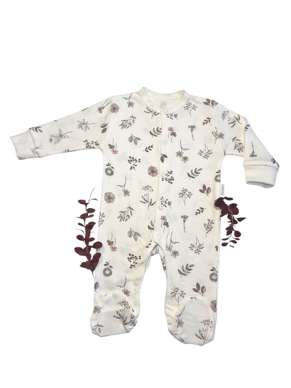 Pajacyk niemowlęcy ze stópkami Mamatti PA15240 – 100% bawełna | OEKO-TEX | Polska produkcja