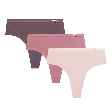 3CLP-015 High Brazilian Figi damskie Atlantic - różowe