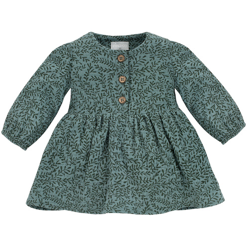 Tres Bien Sukienka z długim rękawem Pinokio - zielony 