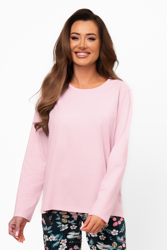 Piżama damska bawełniana Marisal – długi rękaw, długie spodnie Italian Fashion  