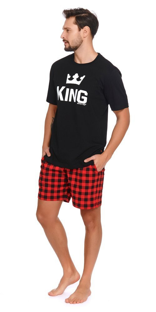 9952 Piżama Męska Doctor Nap - red