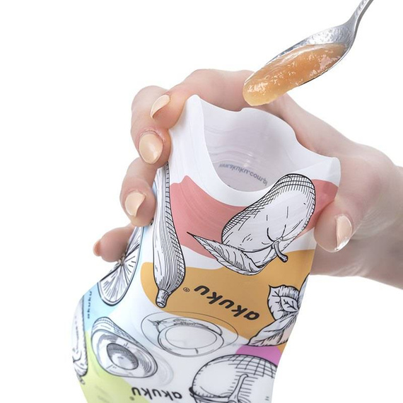 ALA0056 Saszetki wielorazowe na pokarm Akuku