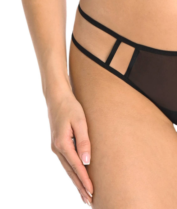 3144 Gabbie Stringi damskie Teyli - black