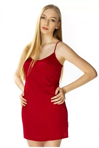 4485 Gracja halka koszula nocna damska Mewa burgund