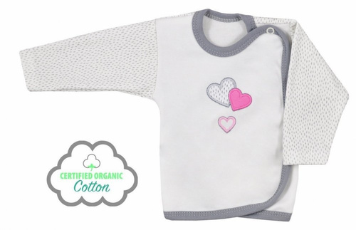  Koszulka niemowlęca "ZAKOCHANY MIŚ" organic Koala niebieska