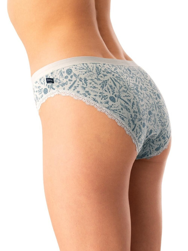 Figi damskie LPR 830 Key zielony miętowy – bawełna, 2-pak w pudełku, wygodne i klasyczne