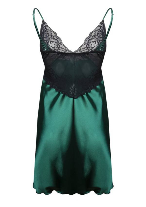 Sophia Halka satynowa DKaren - zielony