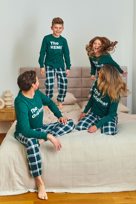 7341 Doctor Nap – Piżama męska „The Original” | 100% bawełna, polska produkcja - emerald