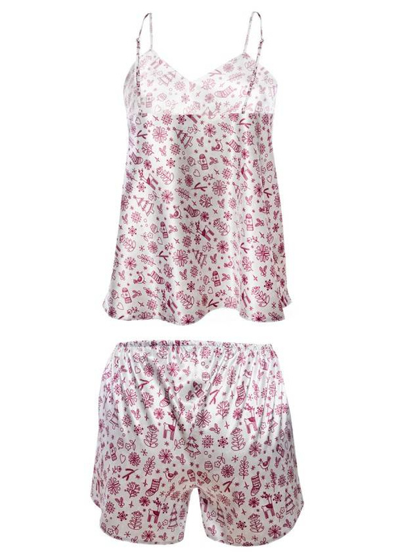 DK-KK Christmas Komplet Damski Piżama DKaren - wzór 013