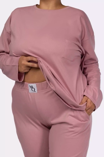 Homie longsleeve Piżama damska Mona pink